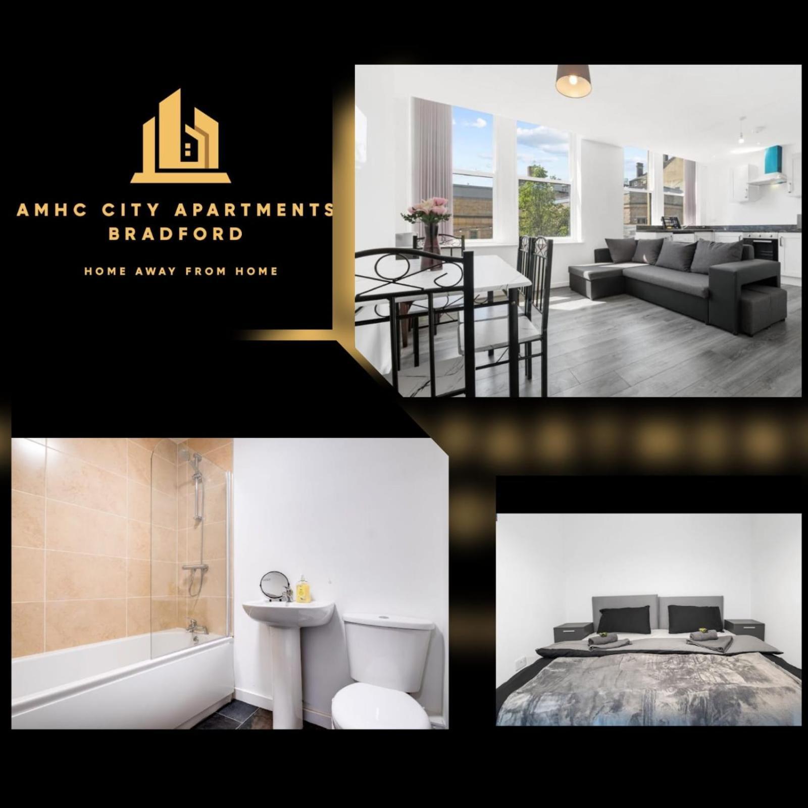 Amhc City Apartments Bradford City Centre One & Two Bedroom Apartments, 24 Hours Express Self Check In, Long Stay Contractors Welcome, Paid Parking Available Nearby Eksteriør billede